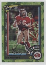2022 Classics H2 Timeless Tributes Premium Edition Green 13/25 Joe Montana m5e