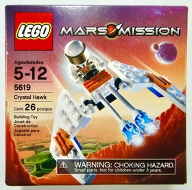 LEGO Space:Mars Mission 5619 Crystal Hawk & Life on Mars 1195 Alien Encounter