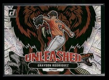 Grayson Rodriguez 2023 Donruss Unleashed Rapture #U15 Baltimore Orioles