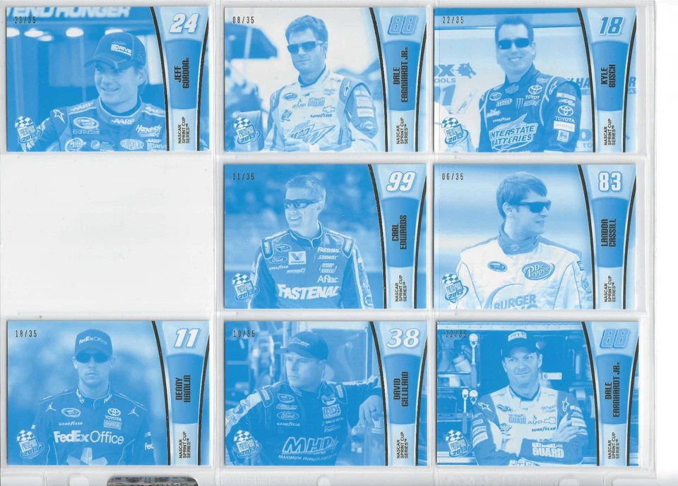 *2013 Press Pass COLOR PROOF CYAN PARALLEL #48 Kyle Busch-#06/35!-ONE CARD* - Image 3 of 4
