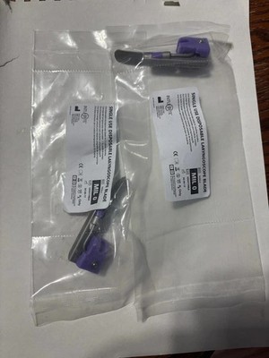 MIL 0 Disposable Laryngoscope Blade  Lot of 20 Miller Infant, Sealed, Intubrite
