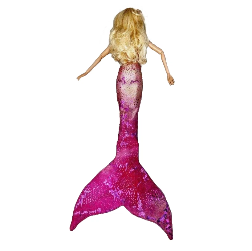 ÚNICO Conjunto de Sirena Rosa Top Aleta Conjunto Ropa para Muñecas de Moda de 11.5" 1:6 SIN MUÑECA Foto 2 de 4