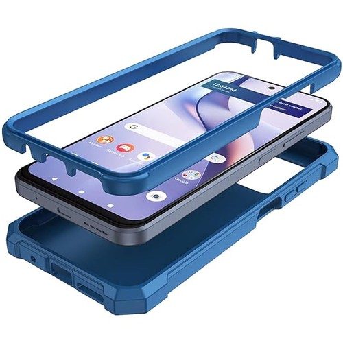 For BLU View Speed Ultra 5G Case 2 Layer Protection Corners TPU Bumper Cover - Picture 23 of 38