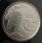 Uncirculated Buffalo 1 oz .999 Silver Round