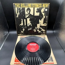 The Rolling Stones Now! Vinyl Record Album 1964 London LL 3420 Mono Long Playing