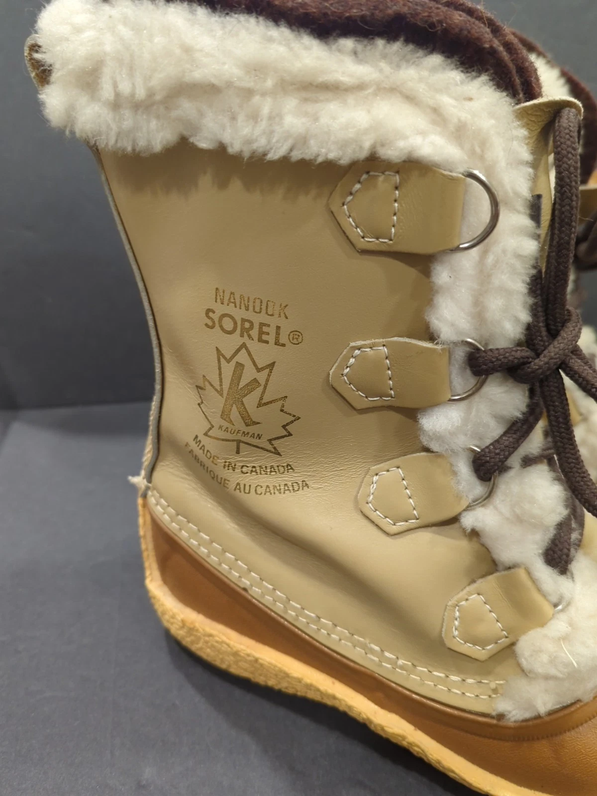 sorel wool made in canada shoes