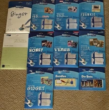 Lot of 9 Quickutz Die-Cut Sets - Alphabets Numbers + 2 Bundles School City NEW