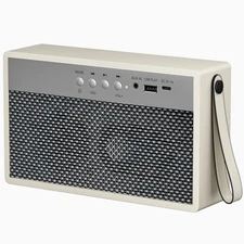 Wireless Portable Speaker With USB & Aux Inputs, Rechargeable Battery