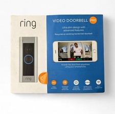 New In Box Ring Wired Doorbell Plus Video Doorbell Pro 1080p HD WiFi Camera