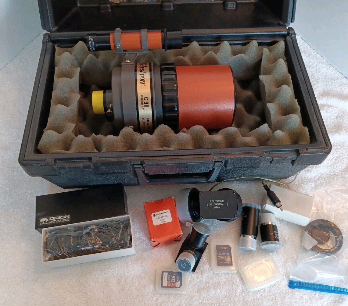 Celestron C90 Catadioptric Telescope 90mm Finder Scope Lens 