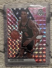 2019-20 Panini Mosaic - USA Basketball Scottie Pippen #256 Pink Camo Prizm