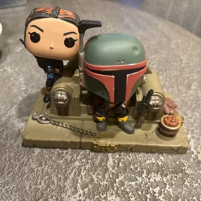 Funko Pop! Television Moments Star Wars Boba Fett and Fennec on Throne  No Box