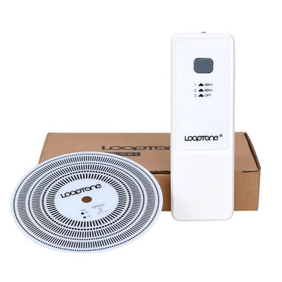 LoopTone LP Vinyl Turntables Tachometer Disc and Strobe 15.2*10.7*3cm, Black