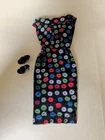 Vintage 1959-60 Barbie Outfit “Apple Print Sheath” # 1 Shoes R Tag