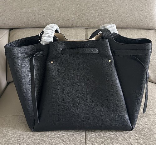 AUTH Tory Burch Large Romy Tote Black - Picture 2 of 12