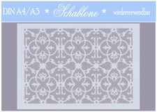 Schablone-Vintage-Shabby-A4-A3-ORNAMENT-ARABISCH-ORIENT-7101