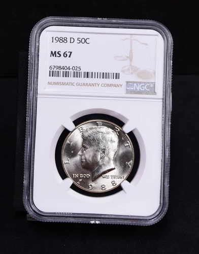 1988-D Kennedy Half Dollar - NGC MS67 (#57672-L)