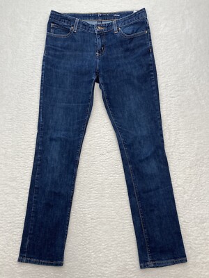 Nautica Jeans Womens Straight Leg Skinny Stretch Blue Denim Size 10/30  - Main Image