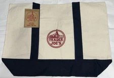 Trader Joe’s Reusable Cotton Tote Bag. NWT.