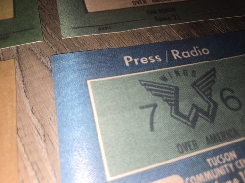 Paul Mccartney And Wings Wings Over America Backstage Passes - Picture 3 of 5