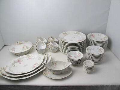 Haviland ローズセンティフォリア　19センチ　4枚セット Haviland ローズセンティフォリア 19センチ 4枚セット Haviland ローズ