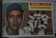 1956 Topps Baseball #132GRY Bobby Avila J56TBB132GRY-210621