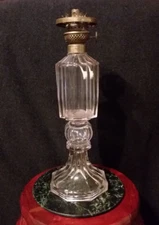 1880's P&A Victor  Antique whale Oil Lamp 13 3/4" tall