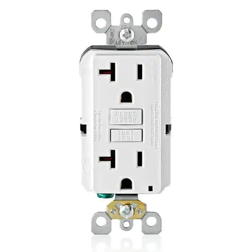 Leviton 15 Amp 125-Volt Duplex Self-Test Tamper Resistant/Weather Resistant GFCI