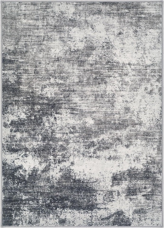 Area Rug Washable Rug 4x6 Modern Abstract Rug AntiSlip Backing Stain