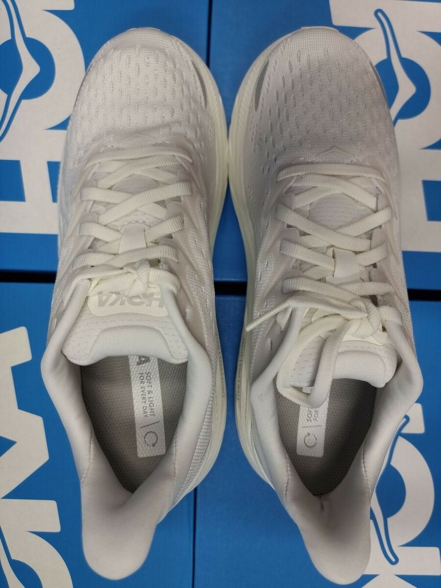 NEW Hoka One One Clifton 8 1119394/WWH ALL WHITE Women's NEW Hoka One One Clifton 8 1119394/WWH ALL WHITE Women's