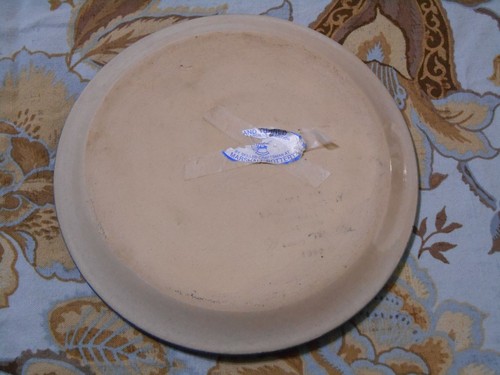 Marshall Pottery Hand Turned Plate 7.75 Inch Blue Flower - Picture 3 of 4