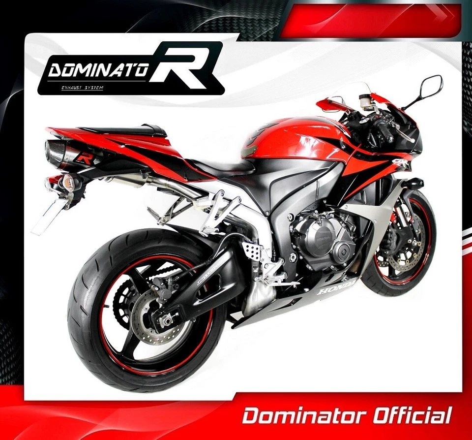 Silenciador silenciador CBR 600 RR escape HP2 Carbon Dominator Racing 2007 2008 2009 Foto 3 de 4