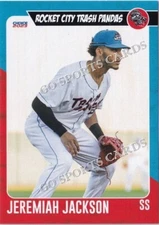 2023 Rocket City Trash Pandas Jeremiah Jackson RC Rookie Angels Minor League