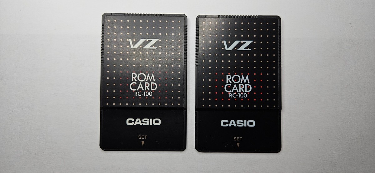 CASIO VZ RC-100 ROM カード CASIO VZ RC-100 ROM カード 【公式通販】