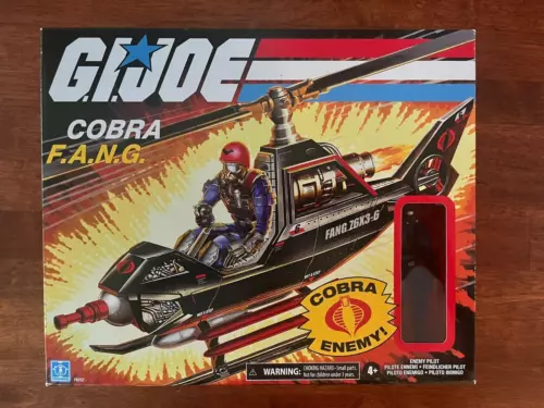 Hasbro G.I. Joe Retro Collection Cobra FANG with Cobra Pilot New in Box