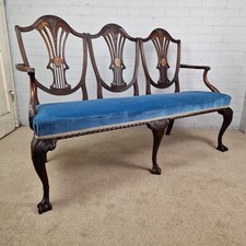 Victorian Sofa Settee Sheraton Revival