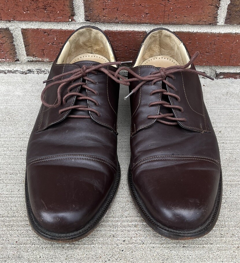 ALAN PAYNE Dress Shoes Mens 9.5 M Brown Leather Oxfords | eBay display picture 2