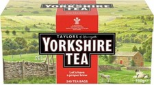 Yorkshire Tea 210 Tea Bags Taylors Of Harrogate 0.08 per strip