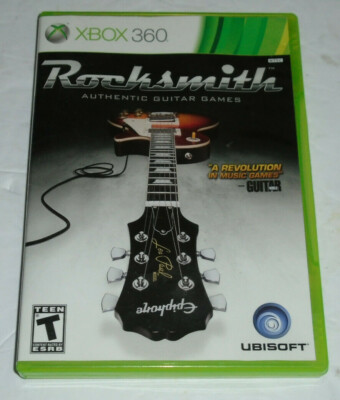 Rocksmith Authentic Guitar Games (Microsoft Xbox 360, 2011) No Manual