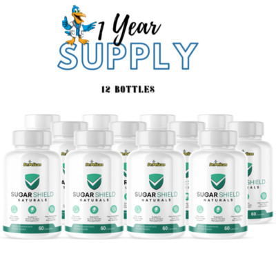 Sugar Shield Naturals- Blood Support- 12 Bottles- 720 Capsules
