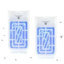 2 Pack of Indoor Fly Insect Electronic Plug in Bug Zapper Flying Traps Office US