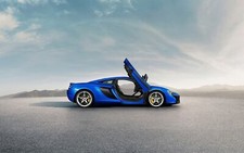 Cars 2014 mclaren 650s coupe Desk Mat Stitched