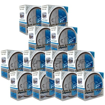 Air Spencer A19 Cartridge Marine Squash Scent 12-Pack Car Air Freshener Eikosha