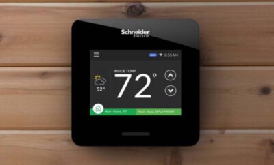 Schneider Electric Wifi Smart Programmable Thermostat Wiser Air