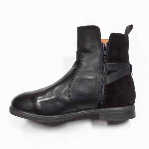 Xena Workwear Fusion Steel Toe Black Leather Side Zip Chelsea Rubber Boots - 9.5 - Picture 14 of 21