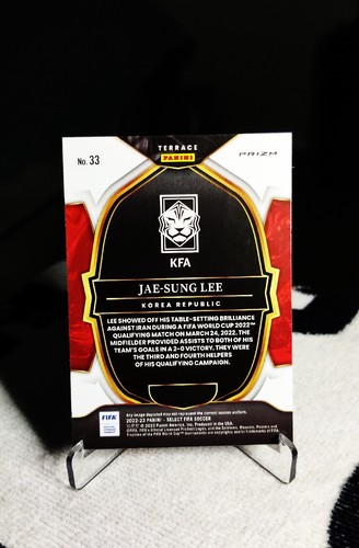 2022-23 Panini Select FIFA Jae-Sung Lee Purple Mojo Prizm #33 Korea Republic - Picture 2 of 2