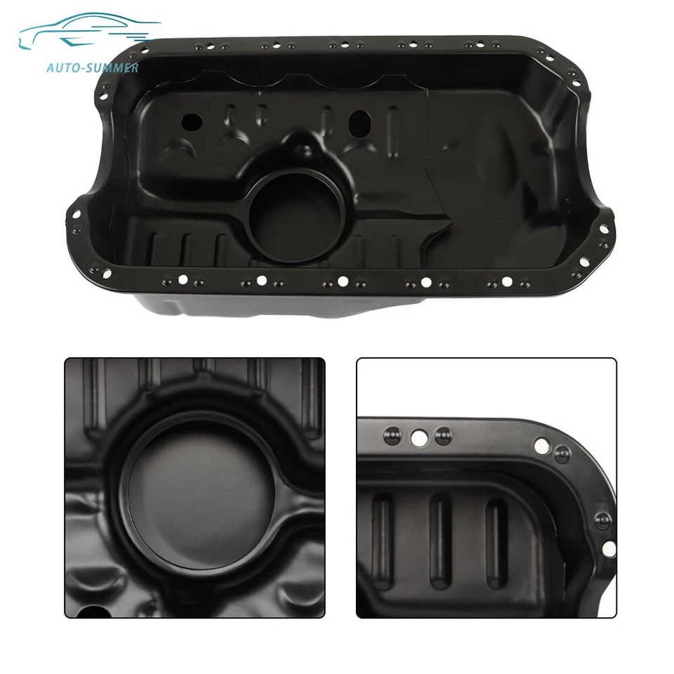 Стальной поддон для масла двигателя для Honda Civic Del Sol1,6 л I4 SOHC 11200P2A000 1996-2000 годов выпуска - Изображение 2 из 4