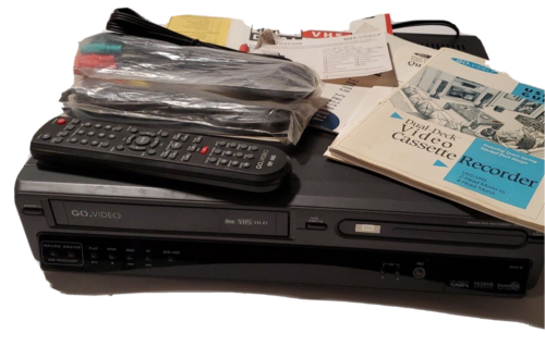 Go Video VR2940 DVD Recorder/ VCR Video Camcorder Recorder w/ Remote & Manuals - Afbeelding 1 van 24