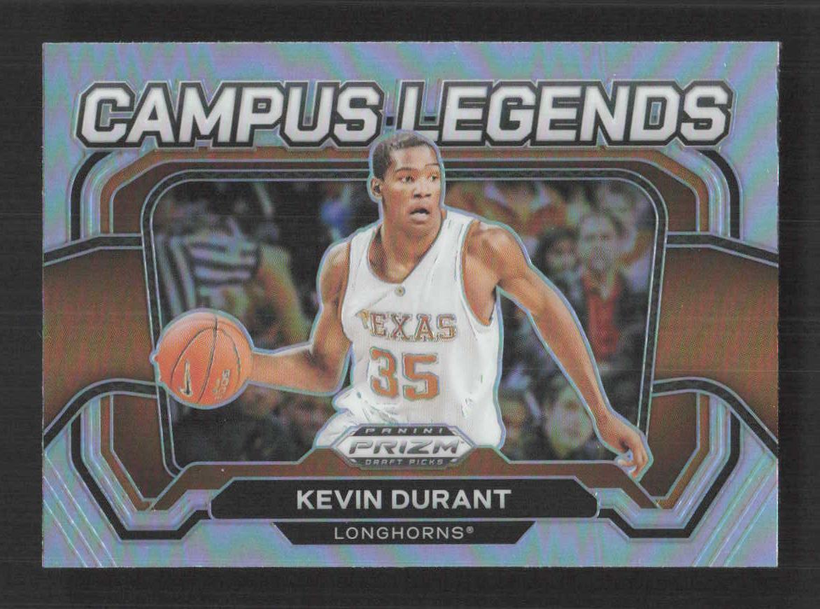 Kevin Durant 2024 Panini Prizm Draft Picks Campus Legends Silver