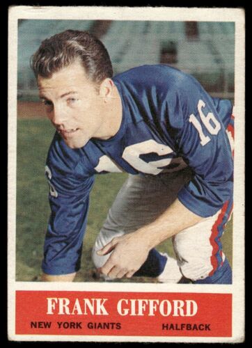 1964 Philadelphia Frank Gifford New York Giants #117 C86 - Photo 1 sur 2
